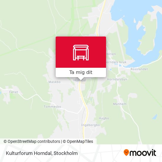 Kulturforum Horndal karta