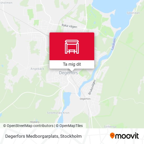 Degerfors Medborgarplats karta