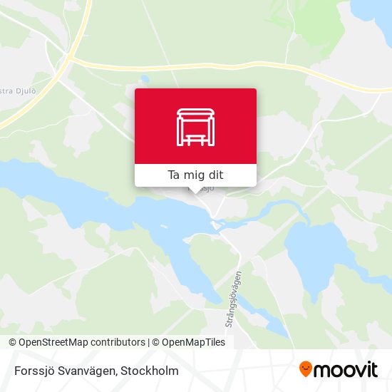 Forssjö Svanvägen karta