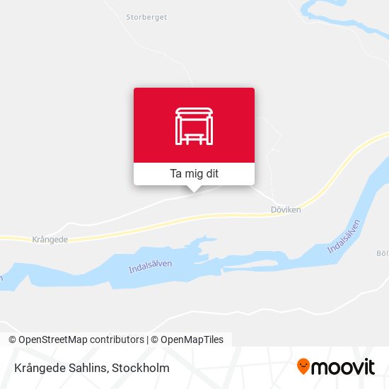 Krångede Sahlins karta