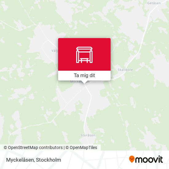 Myckelåsen karta