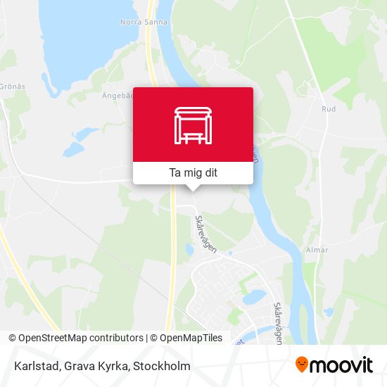 Karlstad, Grava Kyrka karta