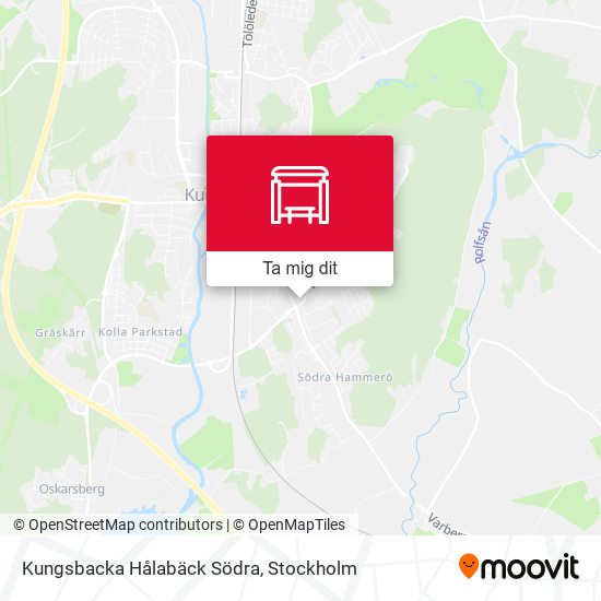 Kungsbacka Hålabäck Södra karta