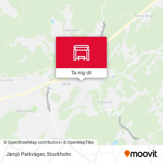 Jämjö Parkvägen karta