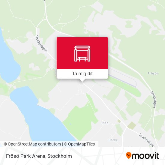 Frösö Park Arena karta