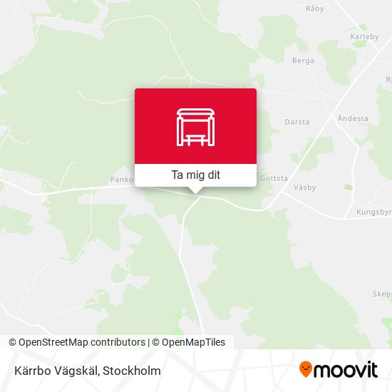 Kärrbo Vägskäl karta