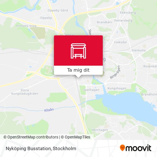 Nyköping Busstation karta