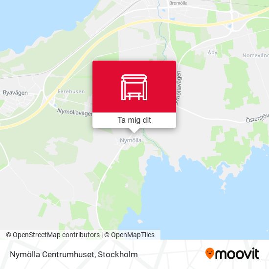 Nymölla Centrumhuset karta