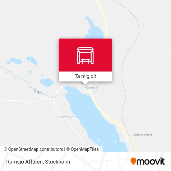 Ramsjö Affären karta