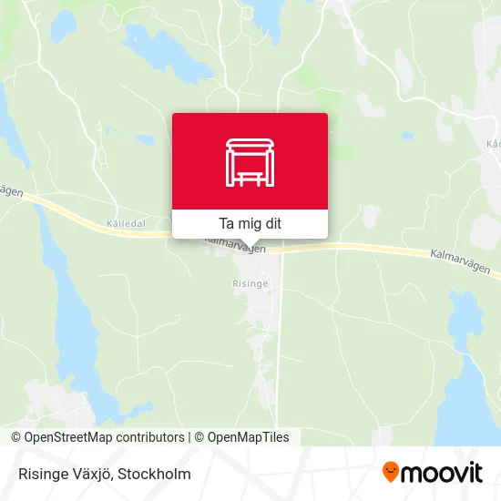 Risinge Växjö karta