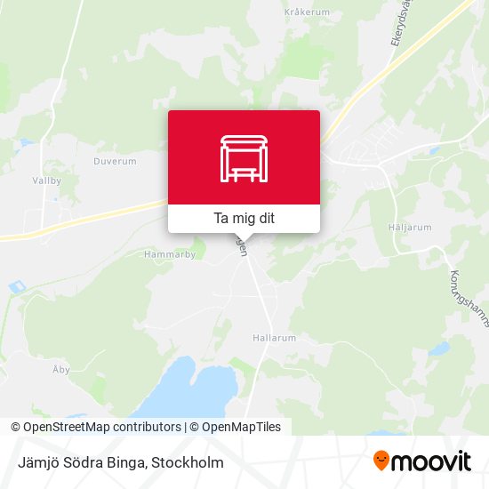 Jämjö Södra Binga karta