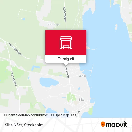 Slite Närs karta