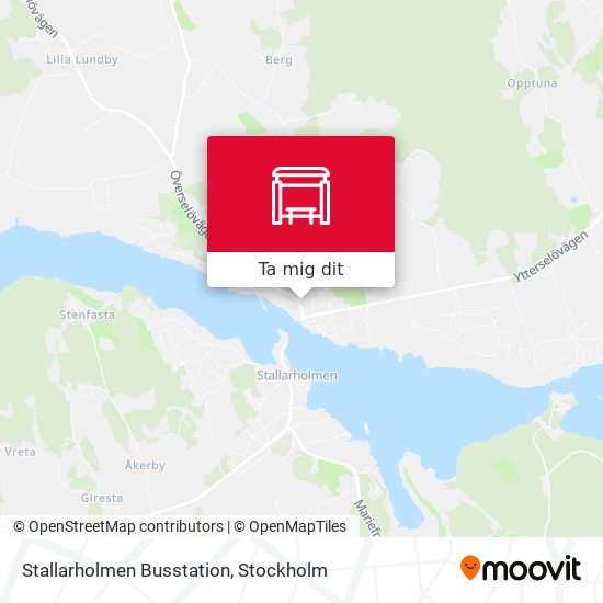 Stallarholmen Busstation karta