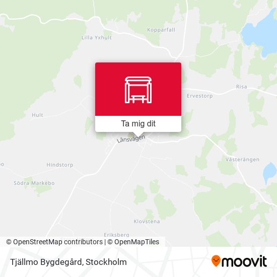 Tjällmo Bygdegård karta