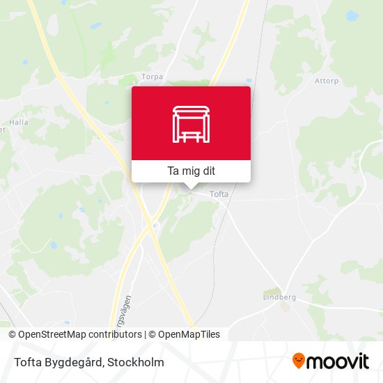 Tofta Bygdegård karta