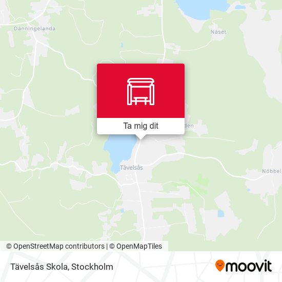 Tävelsås Skola karta