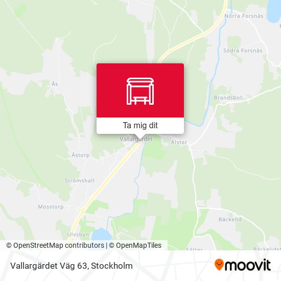 Vallargärdet Väg 63 karta