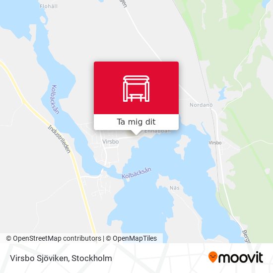 Virsbo Sjöviken karta