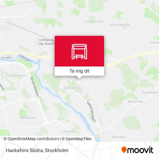 Hackefors Södra karta