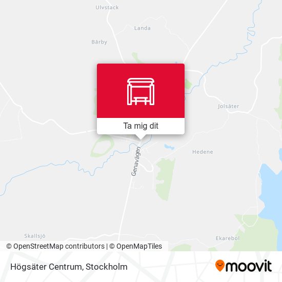 Högsäter Centrum karta