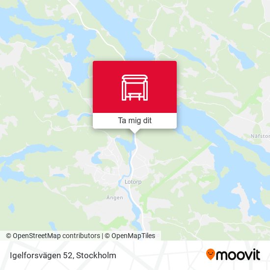 Igelforsvägen 52 karta