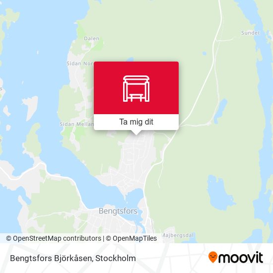 Bengtsfors Björkåsen karta