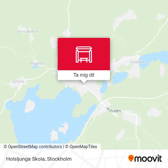 Holsljunga Skola karta