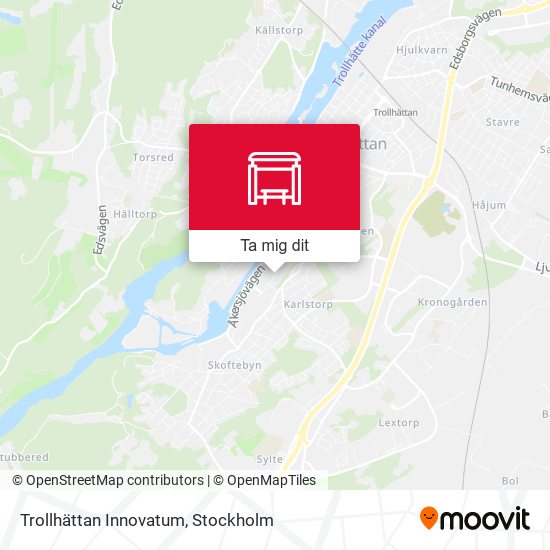 Trollhättan Innovatum karta