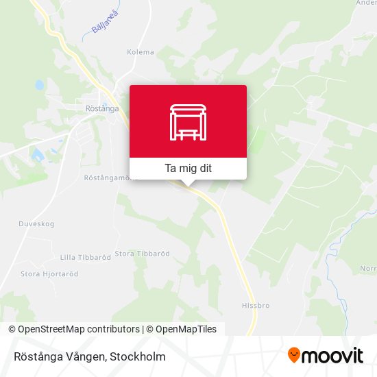 Röstånga Vången karta