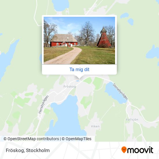 Fröskog karta