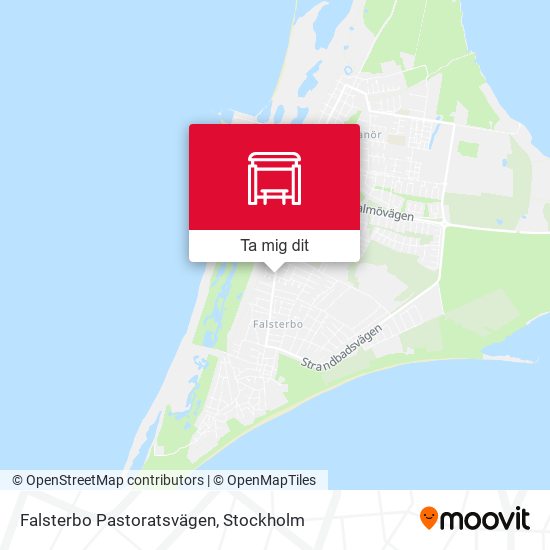 Falsterbo Pastoratsvägen karta