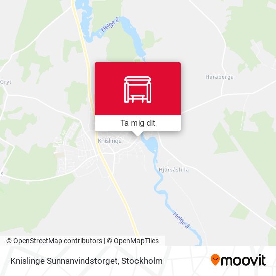 Knislinge Sunnanvindstorget karta