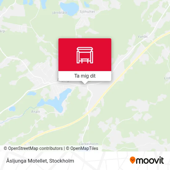Åsljunga Motellet karta