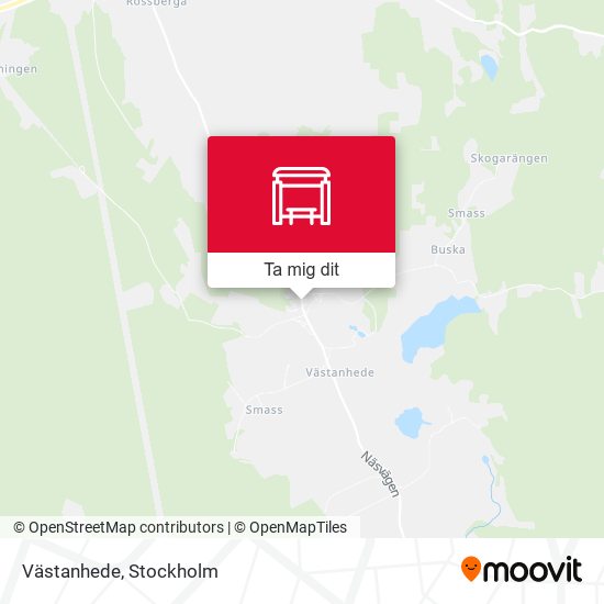 Västanhede karta