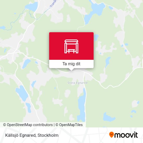 Källsjö Egnared karta