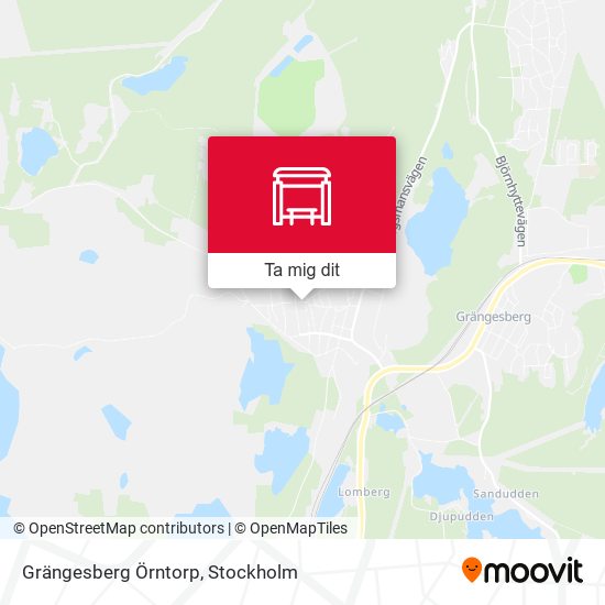 Grängesberg Örntorp karta