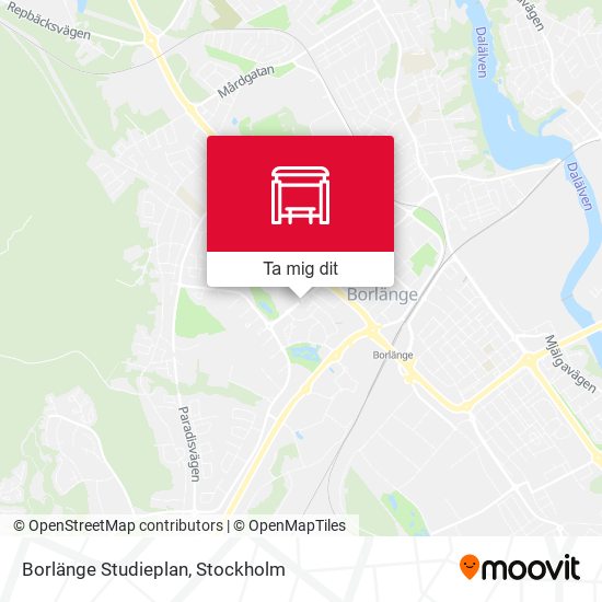 Borlänge Studieplan karta