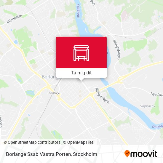 Borlänge Ssab Västra Porten karta