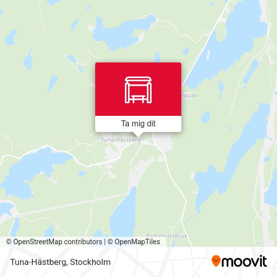 Tuna-Hästberg karta