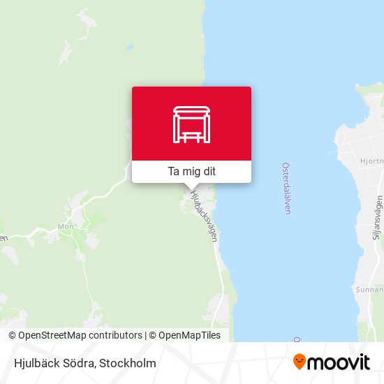 Hjulbäck Södra karta