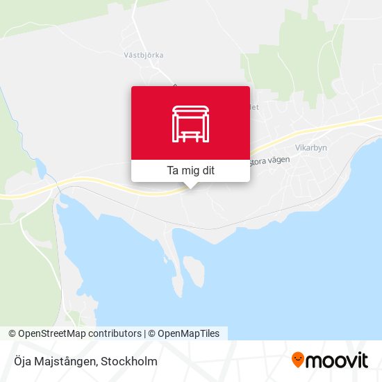 Öja Majstången karta