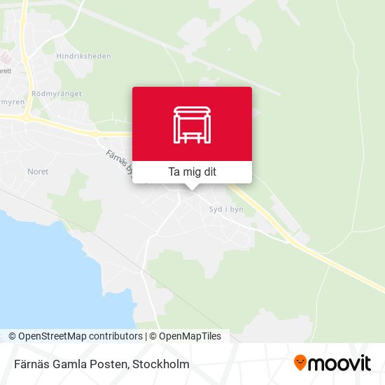 Färnäs Gamla Posten karta