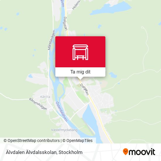 Älvdalen Älvdalsskolan karta