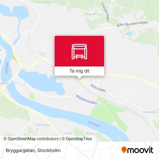 Bryggargatan karta