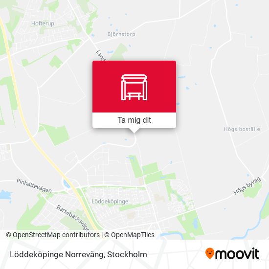 Löddeköpinge Norrevång karta