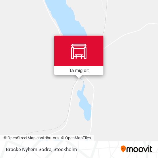 Bräcke Nyhem Södra karta