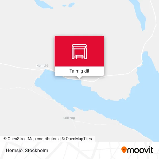 Hemsjö karta