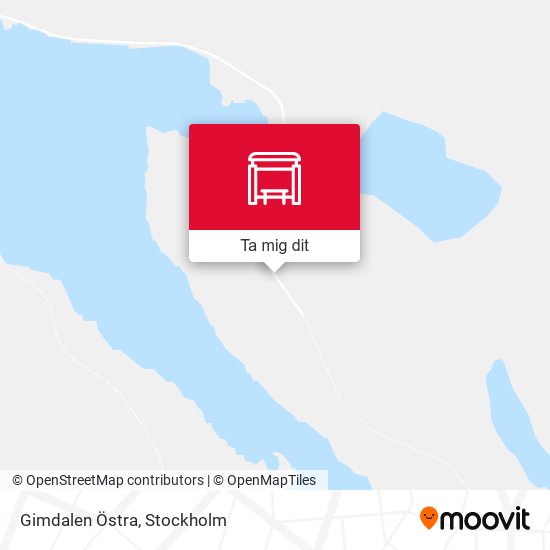 Gimdalen Östra karta