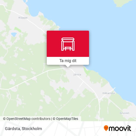 Gärdsta karta