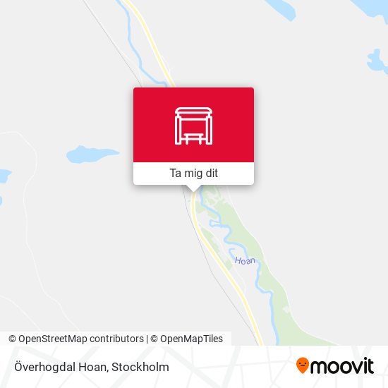 Överhogdal Hoan karta